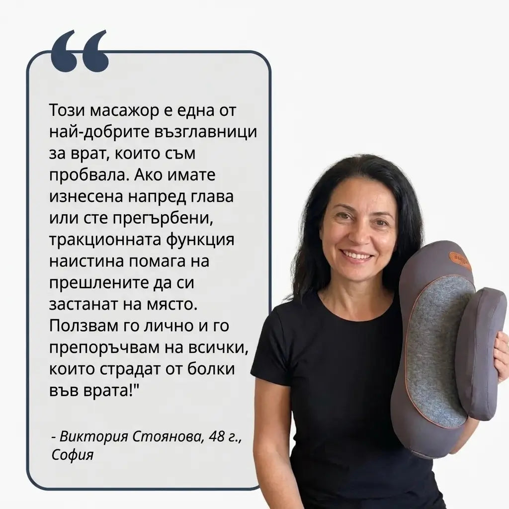 Ортопедичен масажор за врат