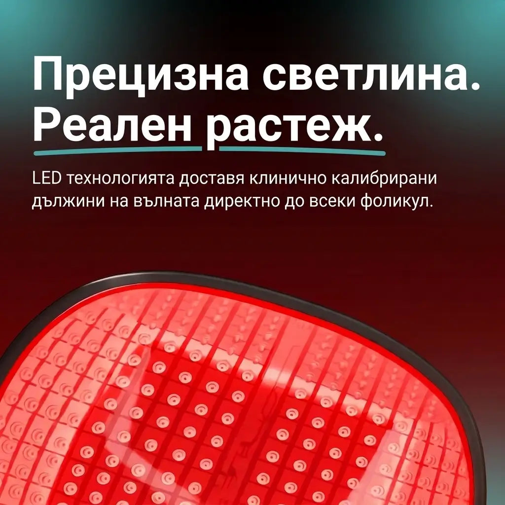 LED шапка против косопад
