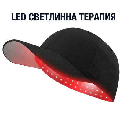 LED шапка против косопад
